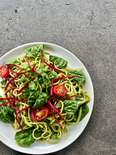 green kale noodle pasta recipe