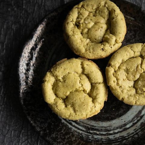 matcha mochi cakes