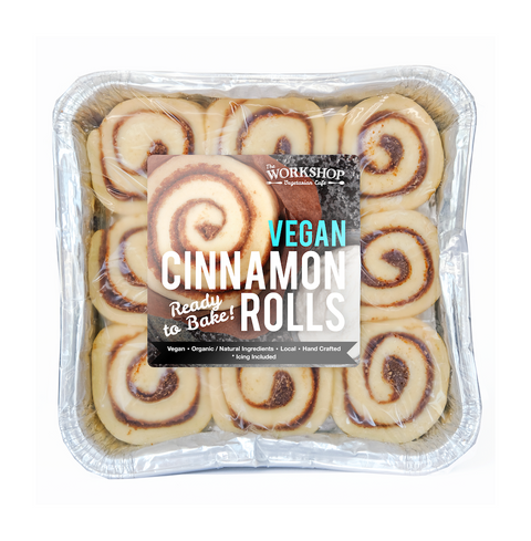Frozen Vegan Cinnamon Rolls and Vegan Icing
