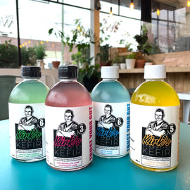 Kirk's Sparkling Kefir now available in our fridge!