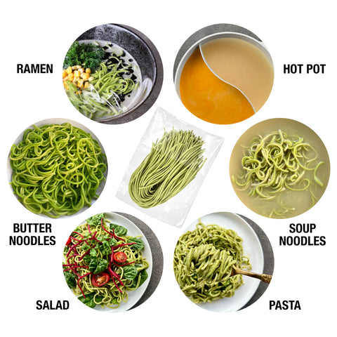spinach and kale noodles recipes